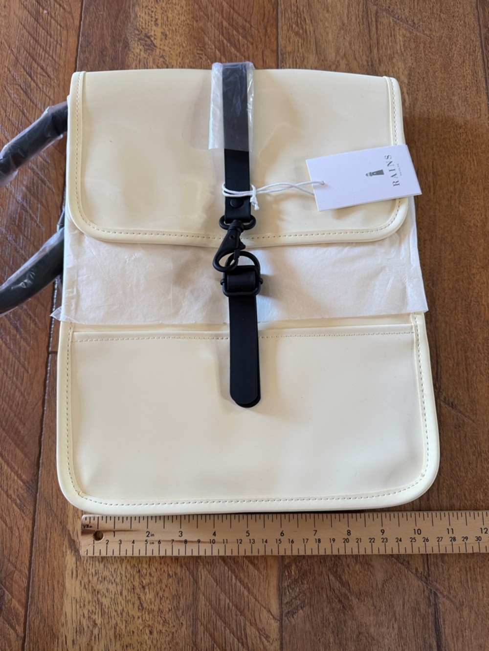 NWT Rains Micro Backpack Pearl - Picture 7 of 11